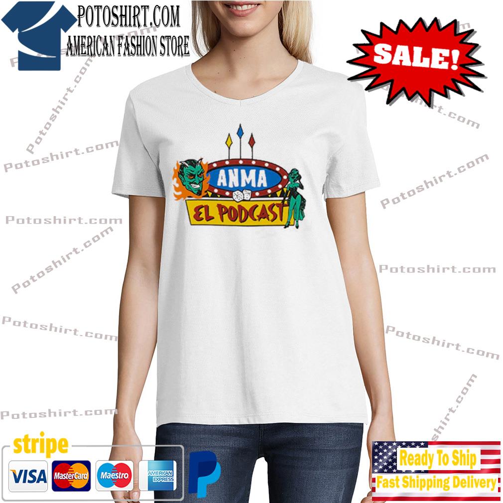 Official ANMA El Podcast Ringer T-Shirt Tshirt woman