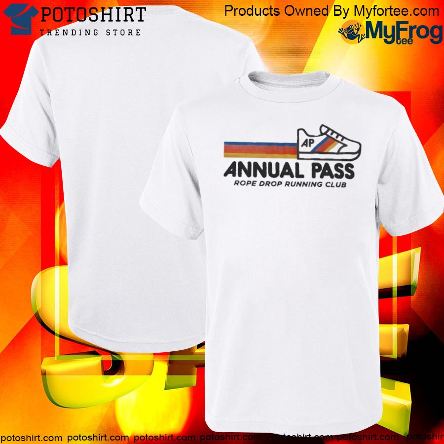 Official annual Pass Rope Drop Running Club T-Shirt