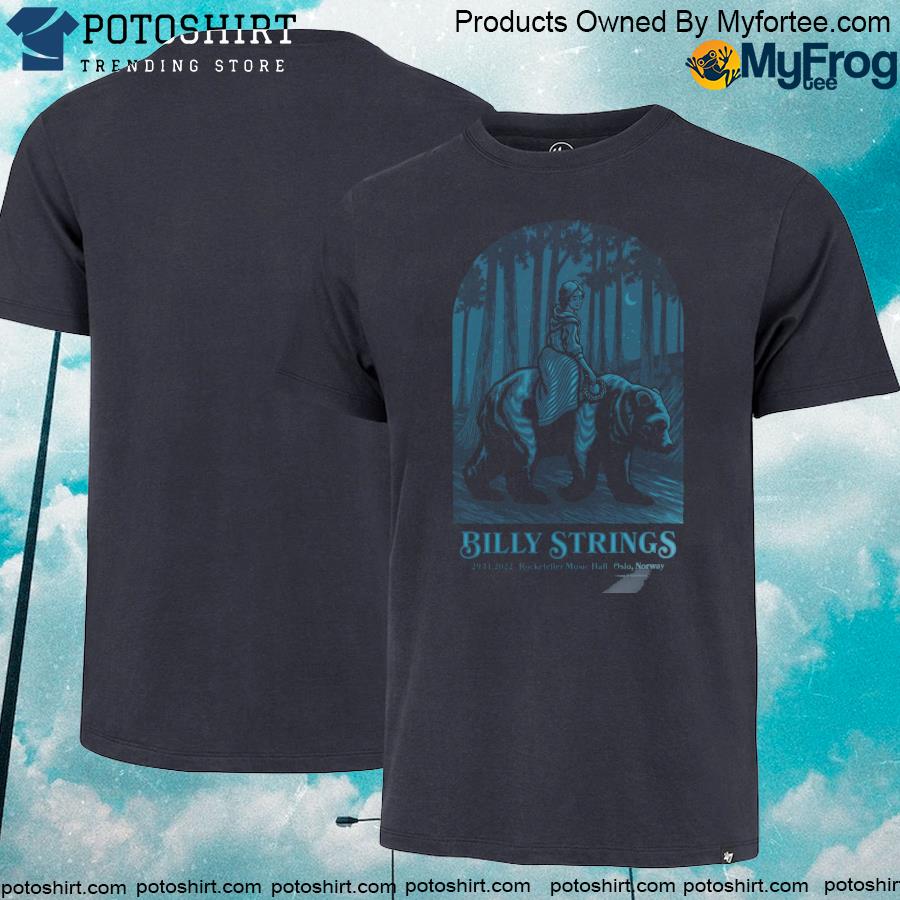 Official billy strings oslo Norway nov 29th 2022 rockefeller music hall poster shirt