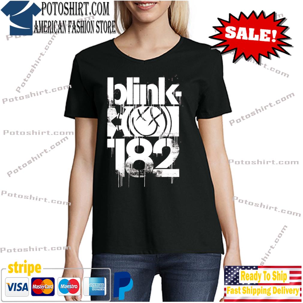 blink 182 lace up shirt