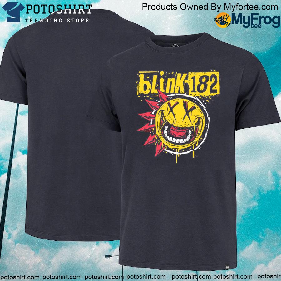 Official Blink-182 Punk Smiley T-shirt