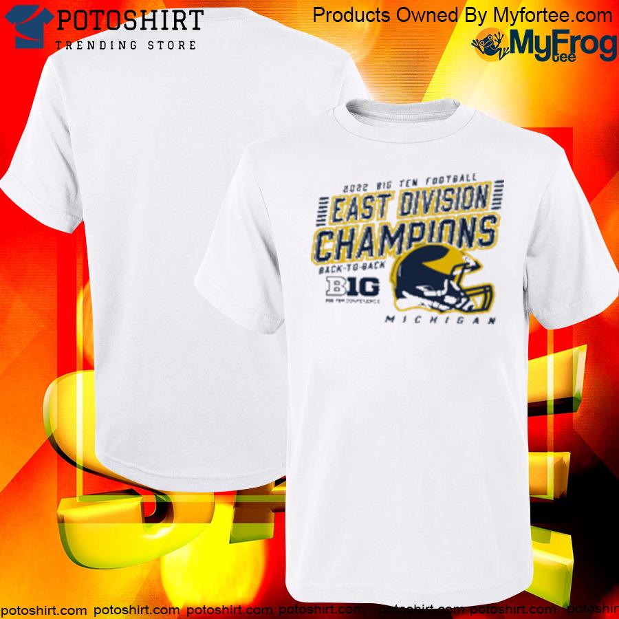 Official Blue84 university of Michigan big ten east champions shirt