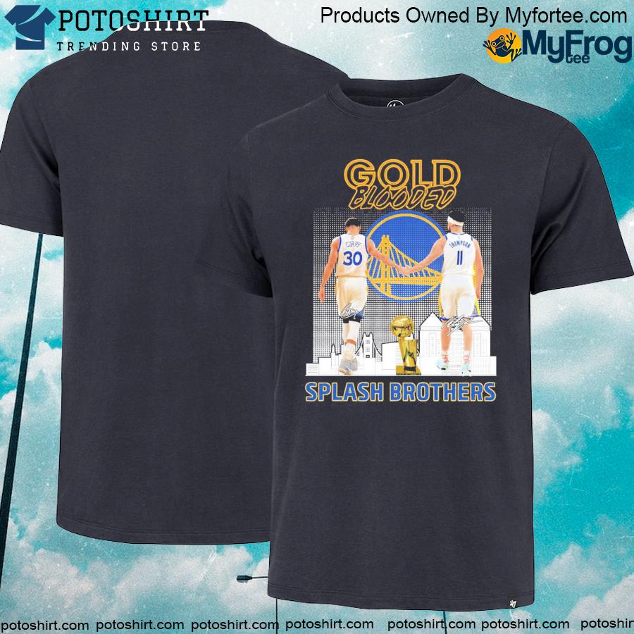 Official Gold blooded splash brothers shirt