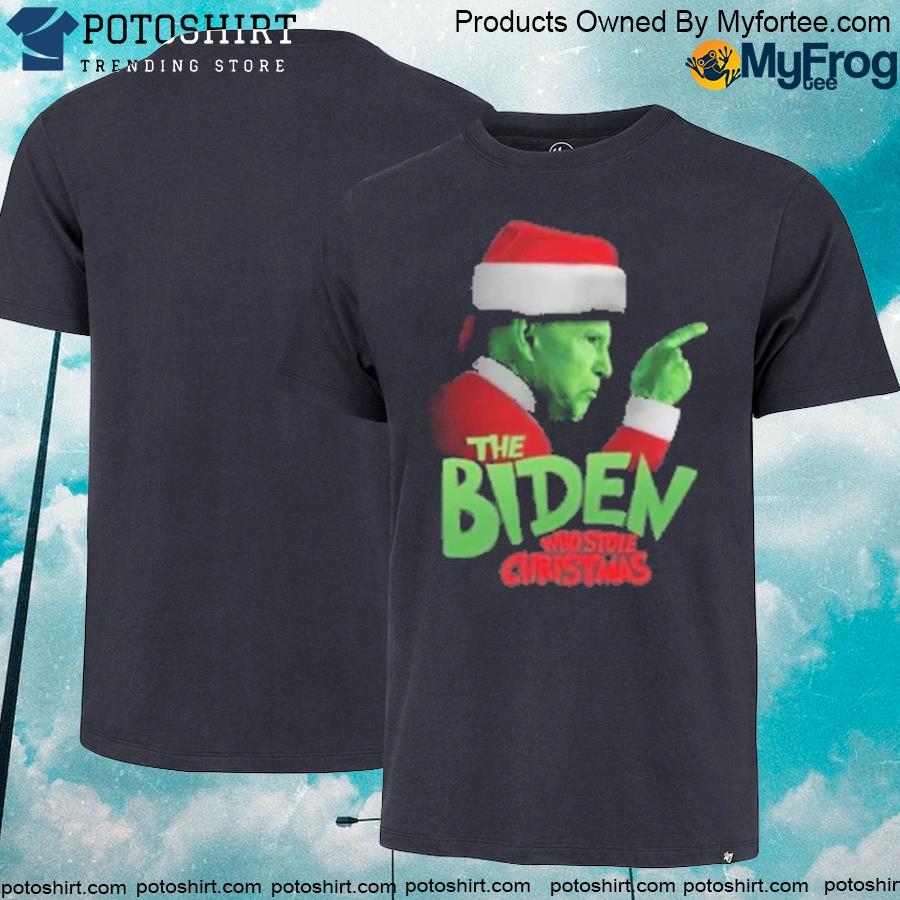 Official Grinch The Biden Who Stole Christmas Shirt