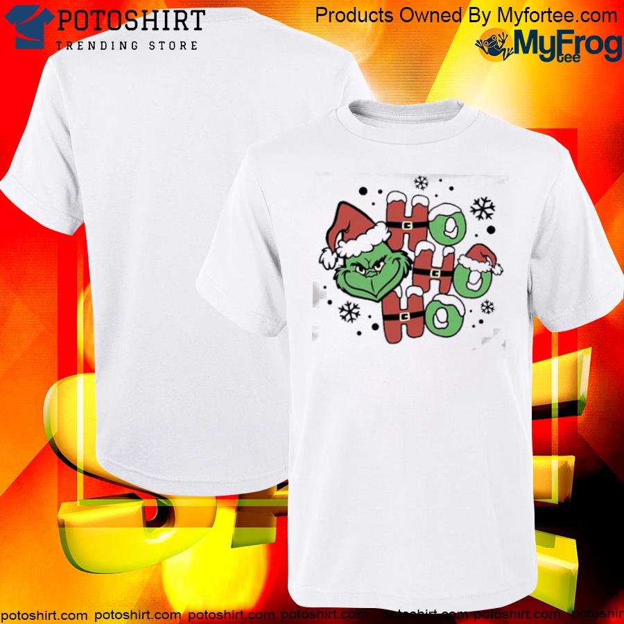 Official ho Ho Ho Santa Grinch Christmas T-Shirt