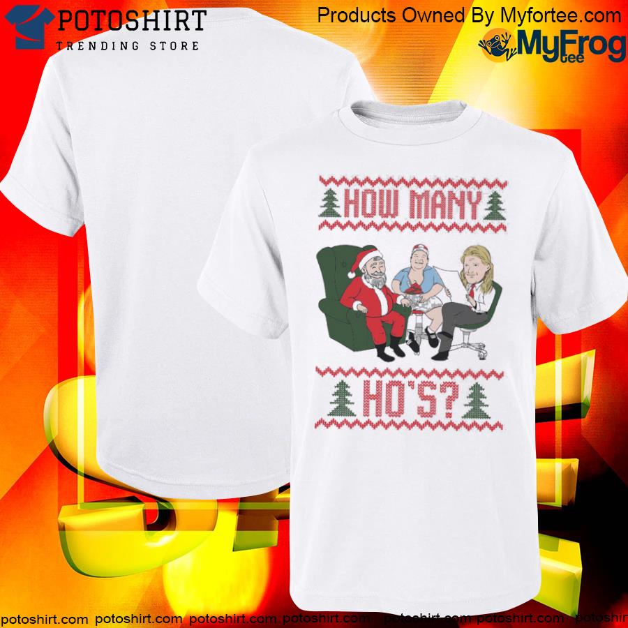 Official How many ho's Ugly Christmas sweater