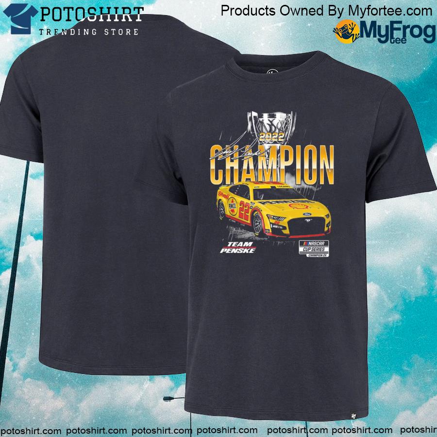 Official joey Logano Team Penske 2022 NASCAR Cup Series Champion T-Shirt