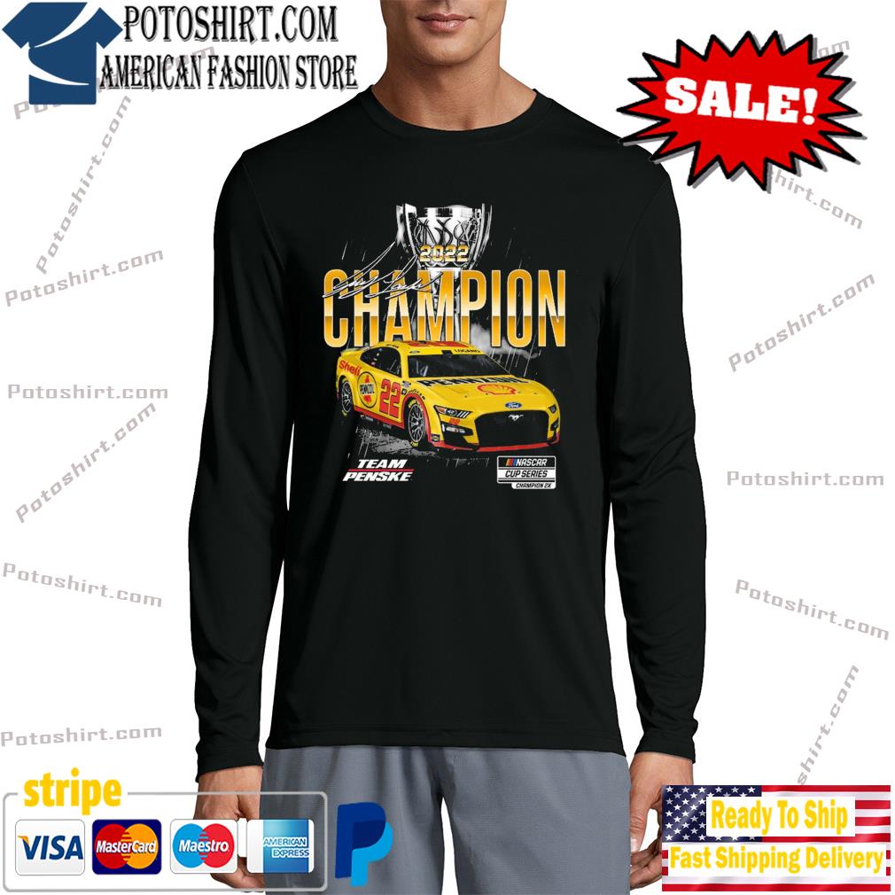 2022 Joey Logano NASCAR Cup Series Championship Long Sleeve T