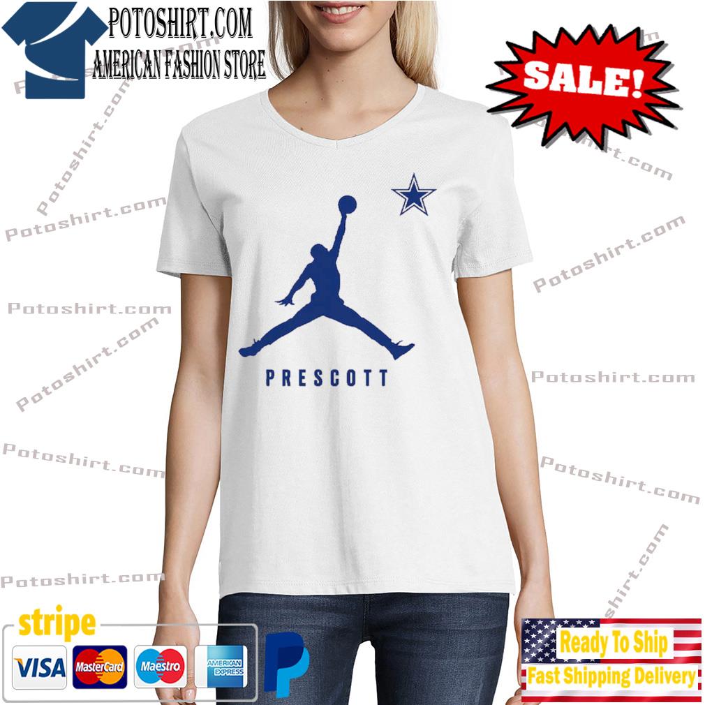 Dak Prescott Dallas Cowboys Jordan Brand Shoe Schedule Graphic T