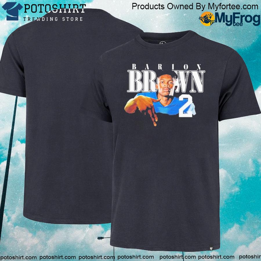 Official Kentucky branded store barion brown l's down shirt