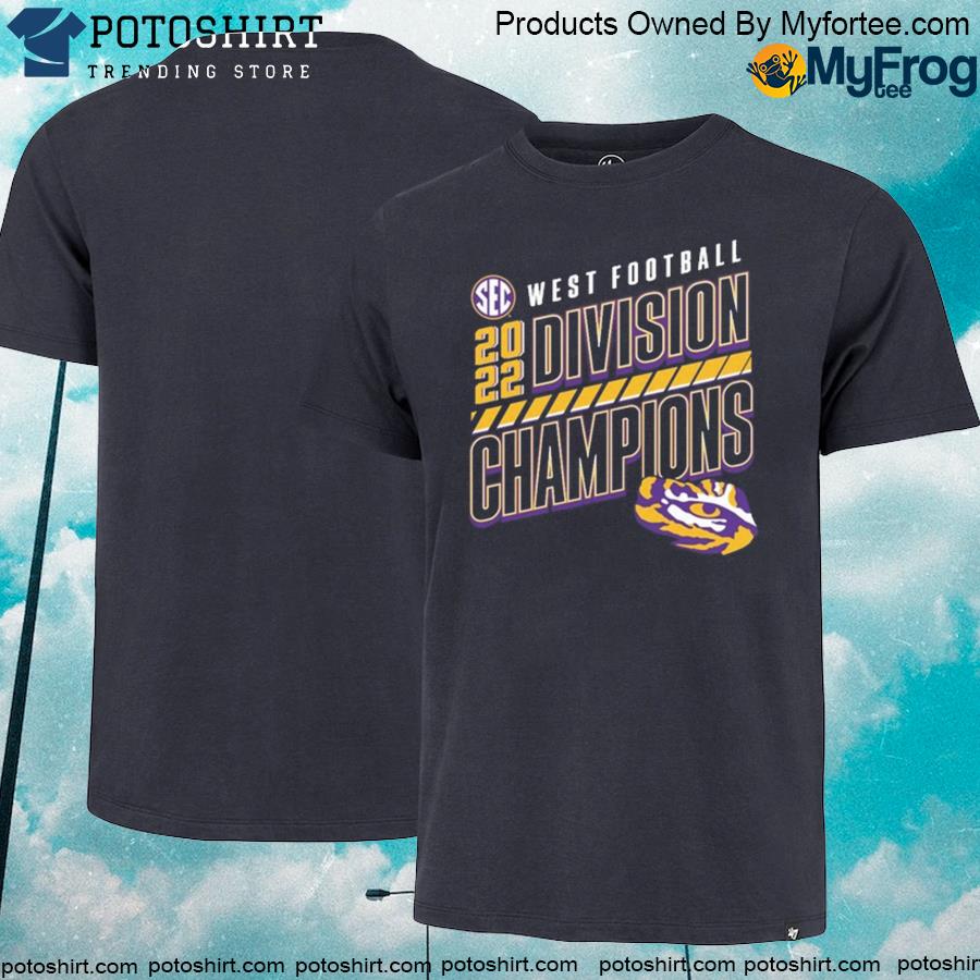 Official Louisiana State University Tigers 2022 SEC West Division Football Champion Shirt