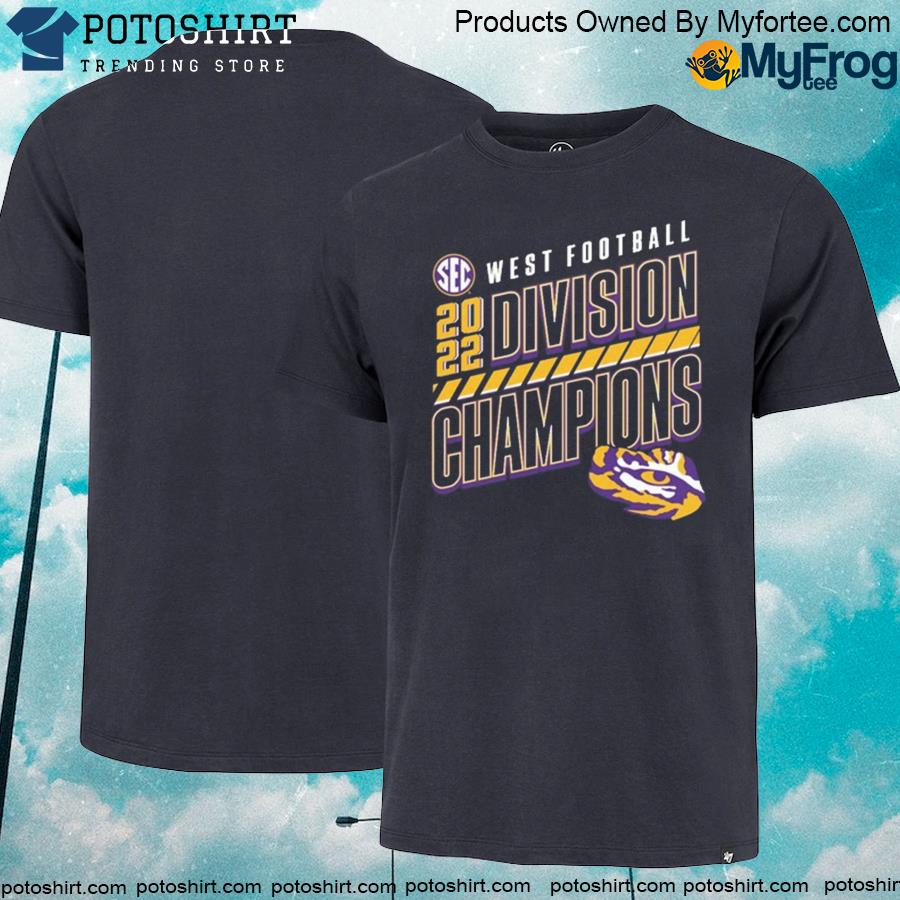 Official LSU Tigers 2022 SEC West Division Football Champions Shirt