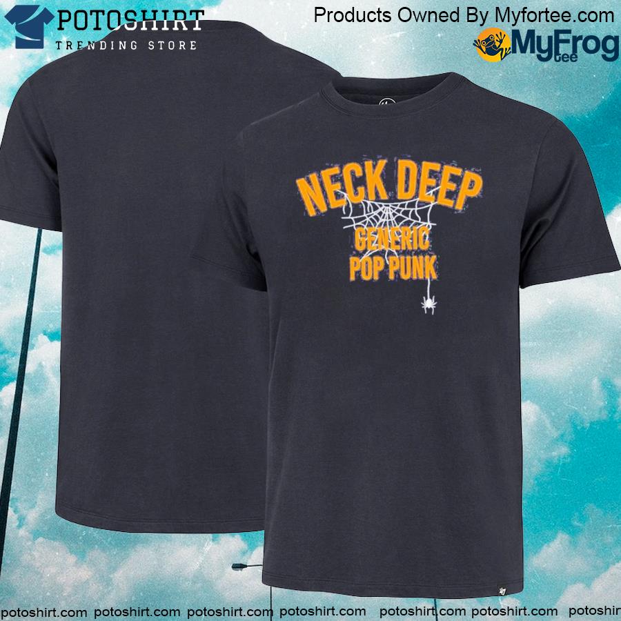Official neckdeepuk neck deep generic pop punk halloween 2022 shirt