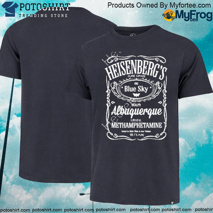 Official No Context Walter White Heisenberg Pure Grade Old Blue Sky Albuquerque Tee Shirt