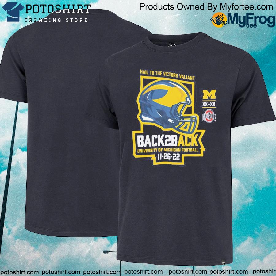 Official nov 26th 2022 Michigan Football final score shirt