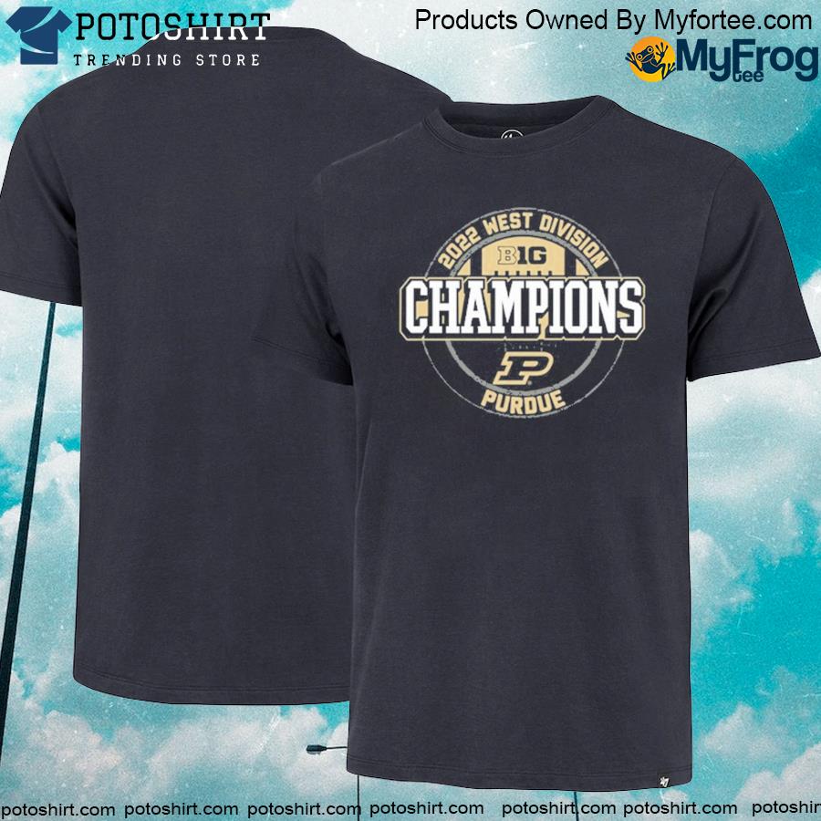 Official purdue Football 2022 Big 10 West Division Champions T Shirt