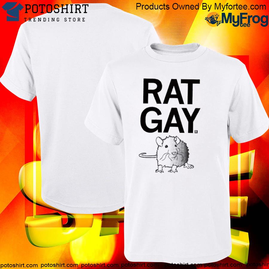 Official Raygunsite store rat gay shirt