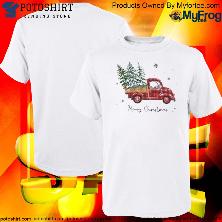 Official red Buffalo Plaid Truck Christmas Tree T-Shirt
