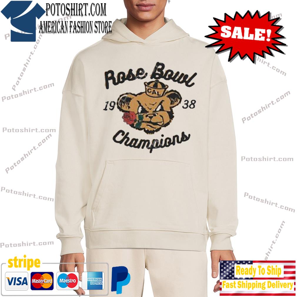 Official Rose Bowl Bear Champions Tee Shirt hôdie trang