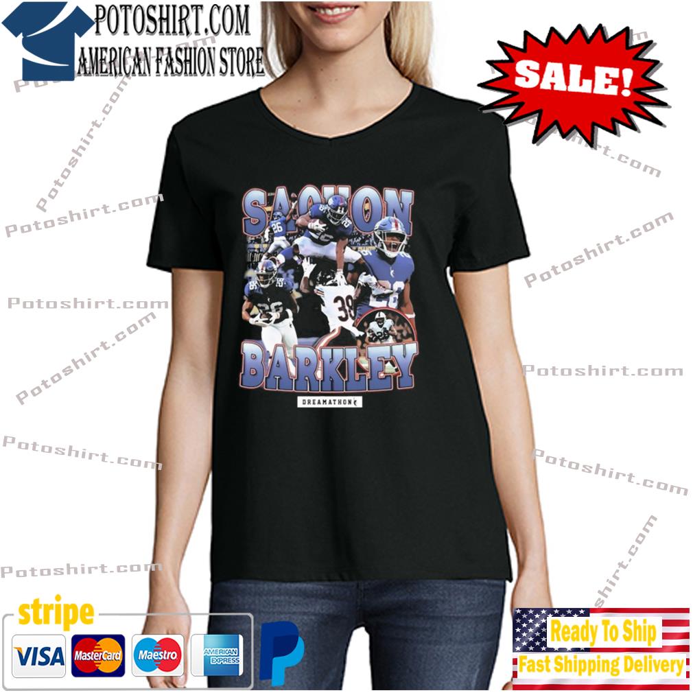 Buy Women's Long Sleeve T-Shirt with Saquon Barkley Print #1249995 at