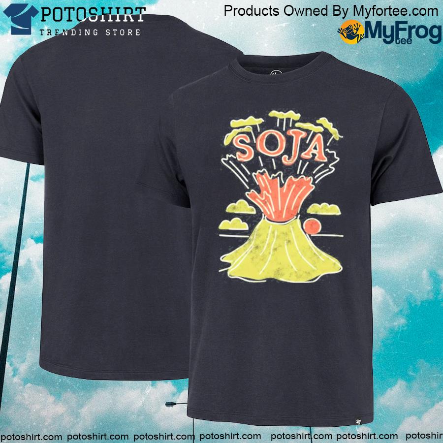 Official soja gear soja band volcano shirt