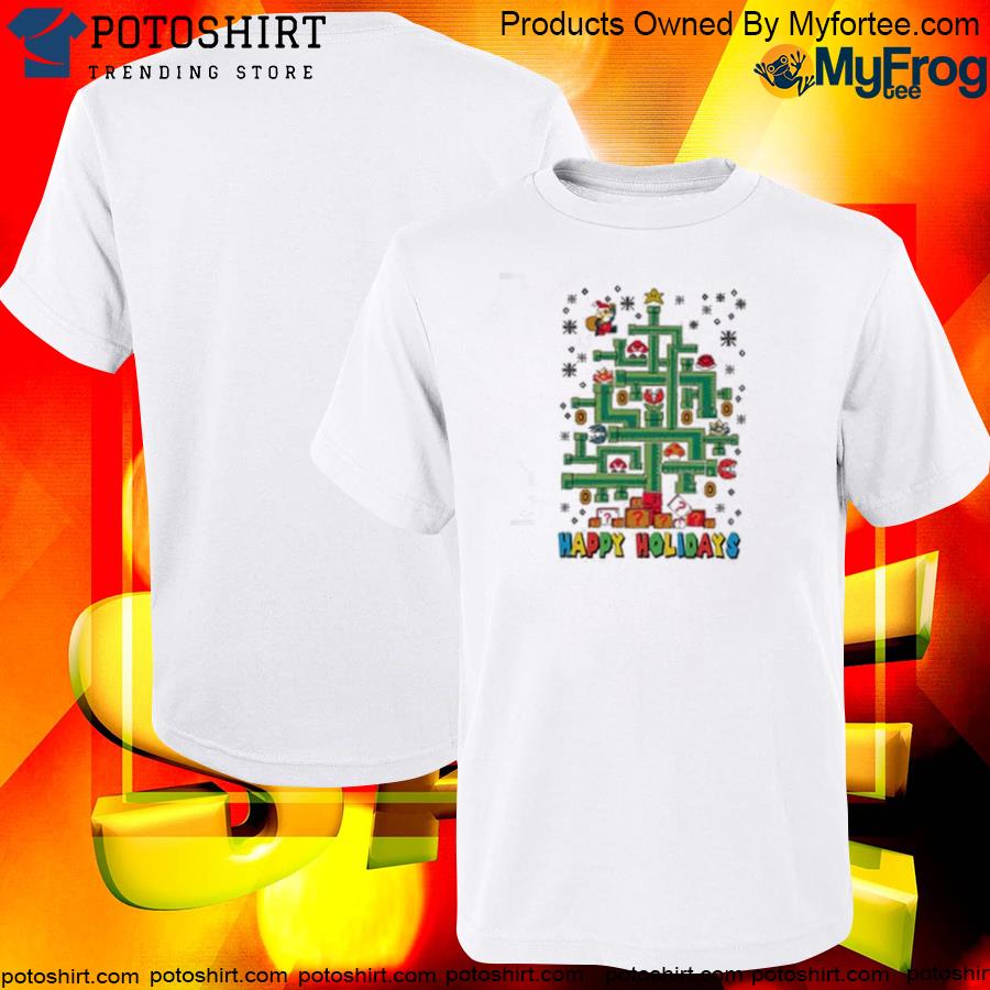 Official Super Mario tree Ugly Christmas sweater