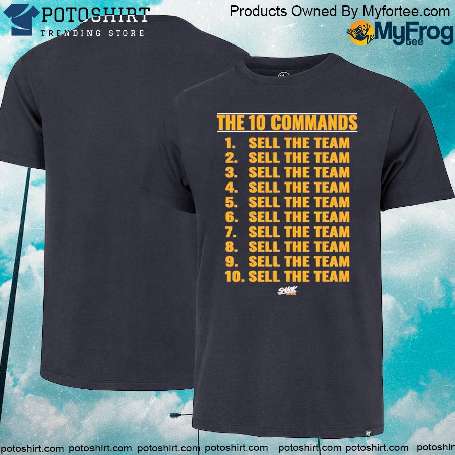 Official The 10 Commands Sell The Team Tee Shirt