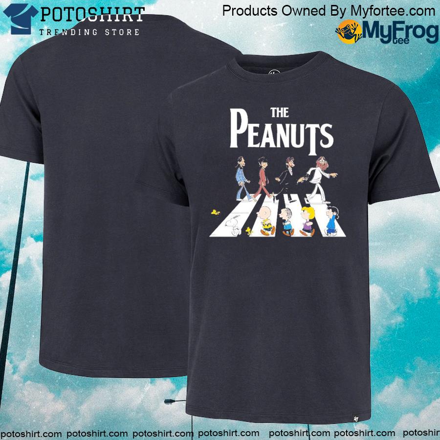 Official The Peanuts abbey road shirt