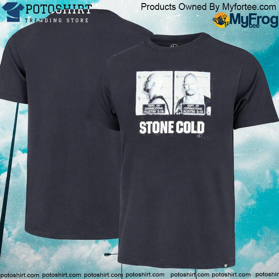 Official vintage Stone Cold Dept. of Corrections Mugshot T-Shirt