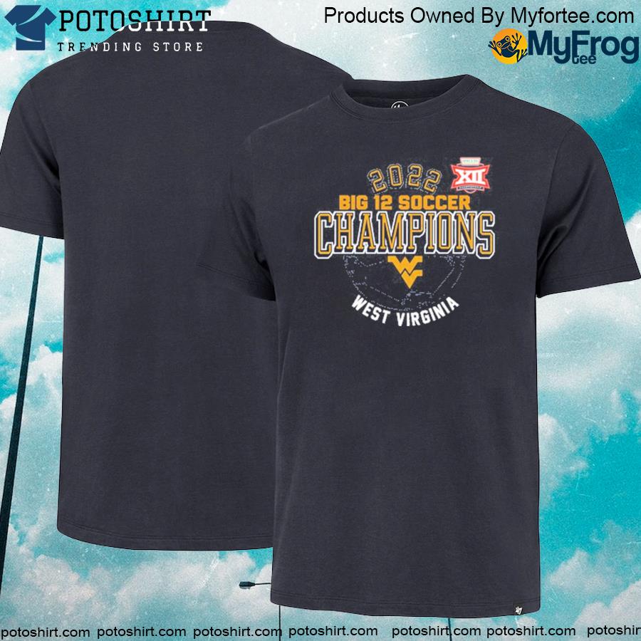 Official west Virginia 2022 Big 12 Soccer Champions T Shirts