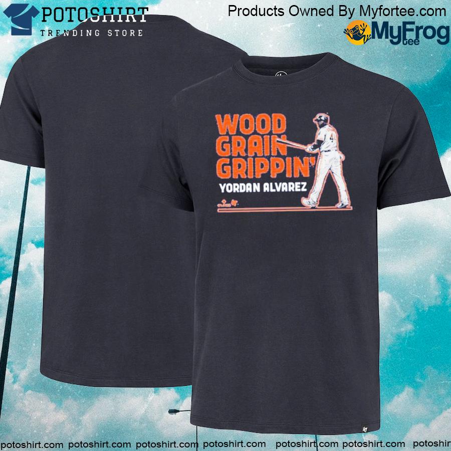 Official wood grain grippin yordan alvarez 2022 shirt
