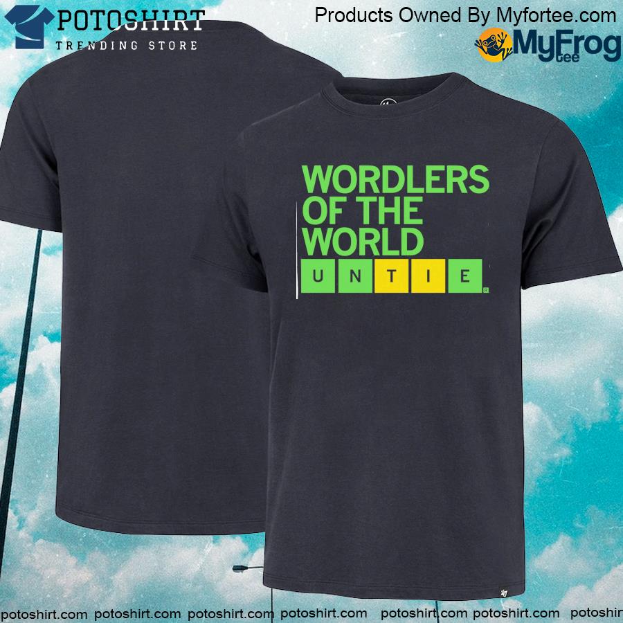 Official Wordle Of The World Unite Shirt