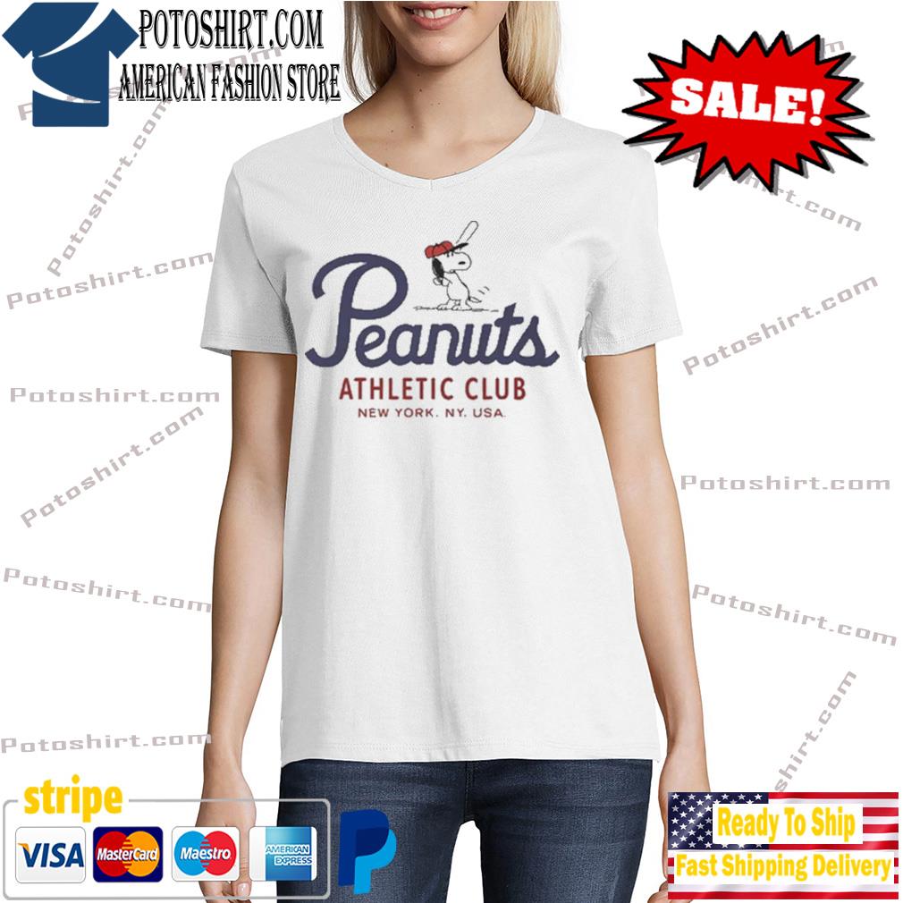 Peanuts Athletic Club New York T-Shirt Tshirt woman