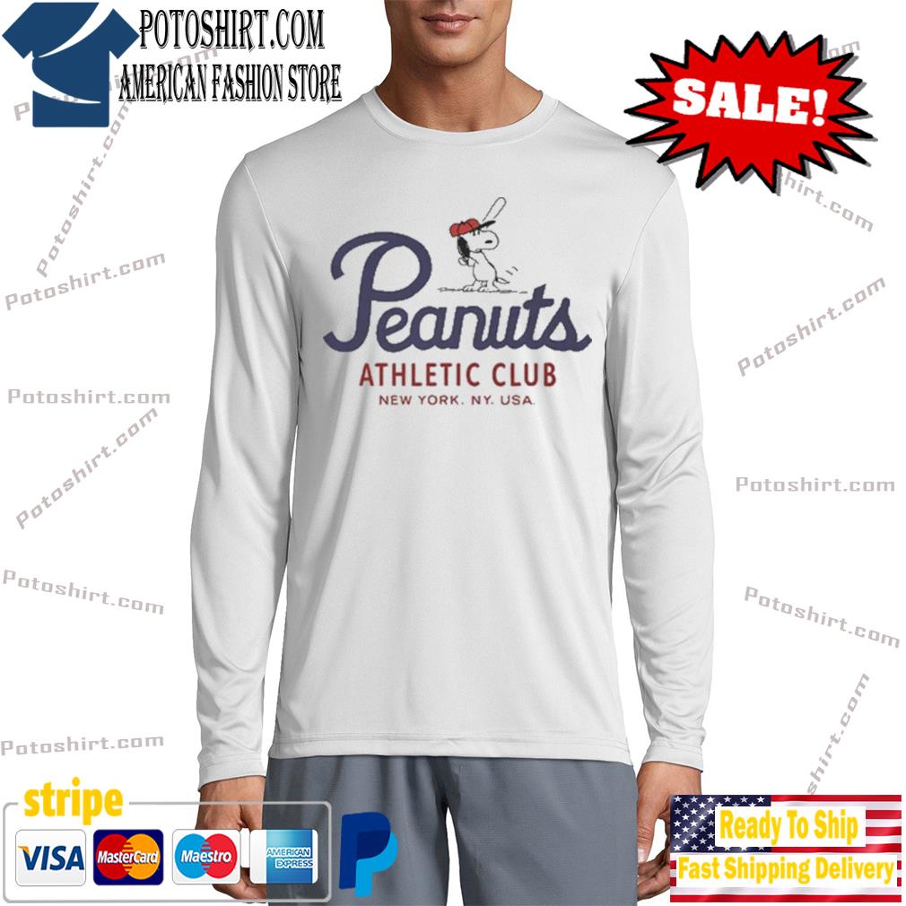 Peanuts Athletic Club New York T-Shirt long slevee