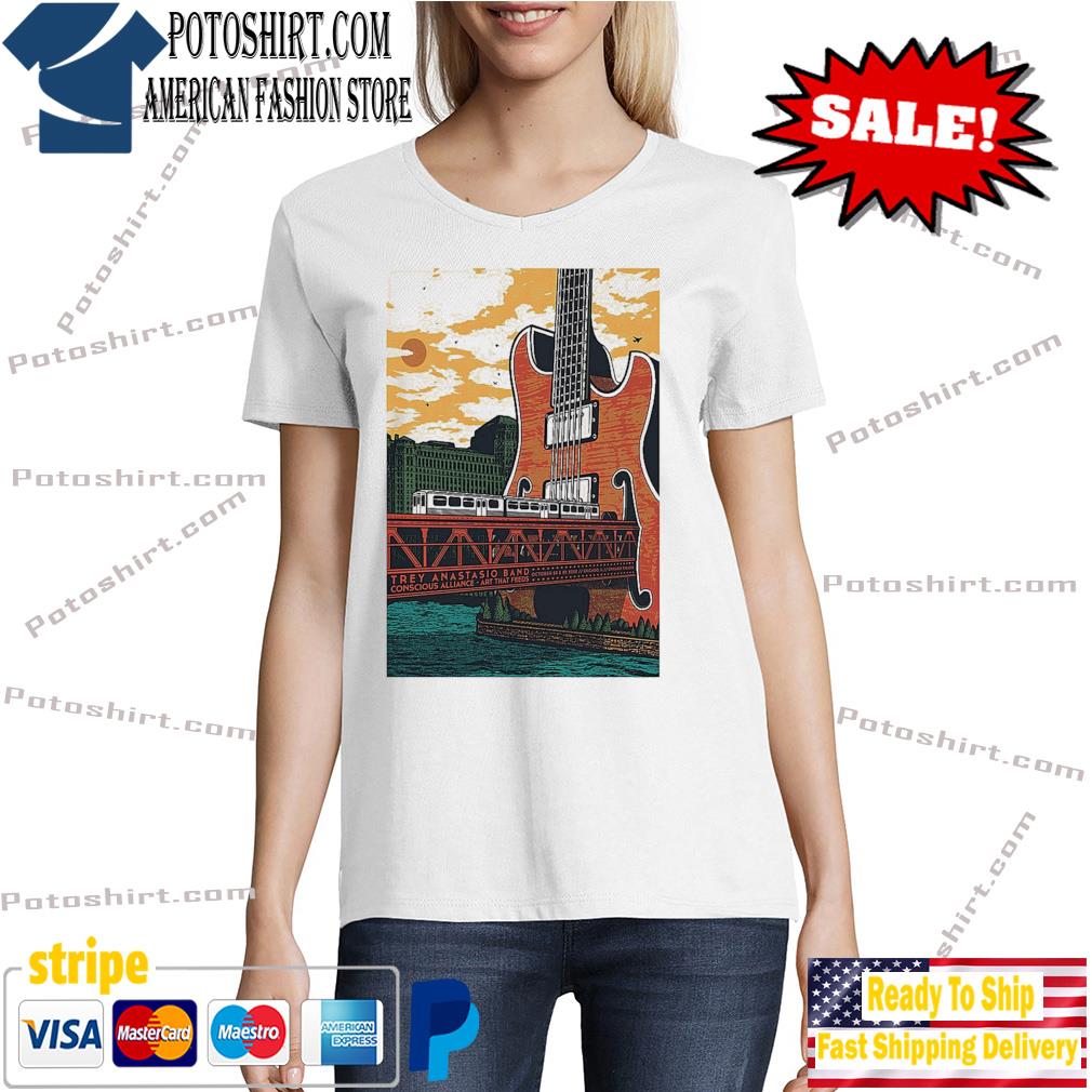 Poster trey anastasio at the chicago theatre in chicago il oct 28 and 29 2022 s Tshirt woman