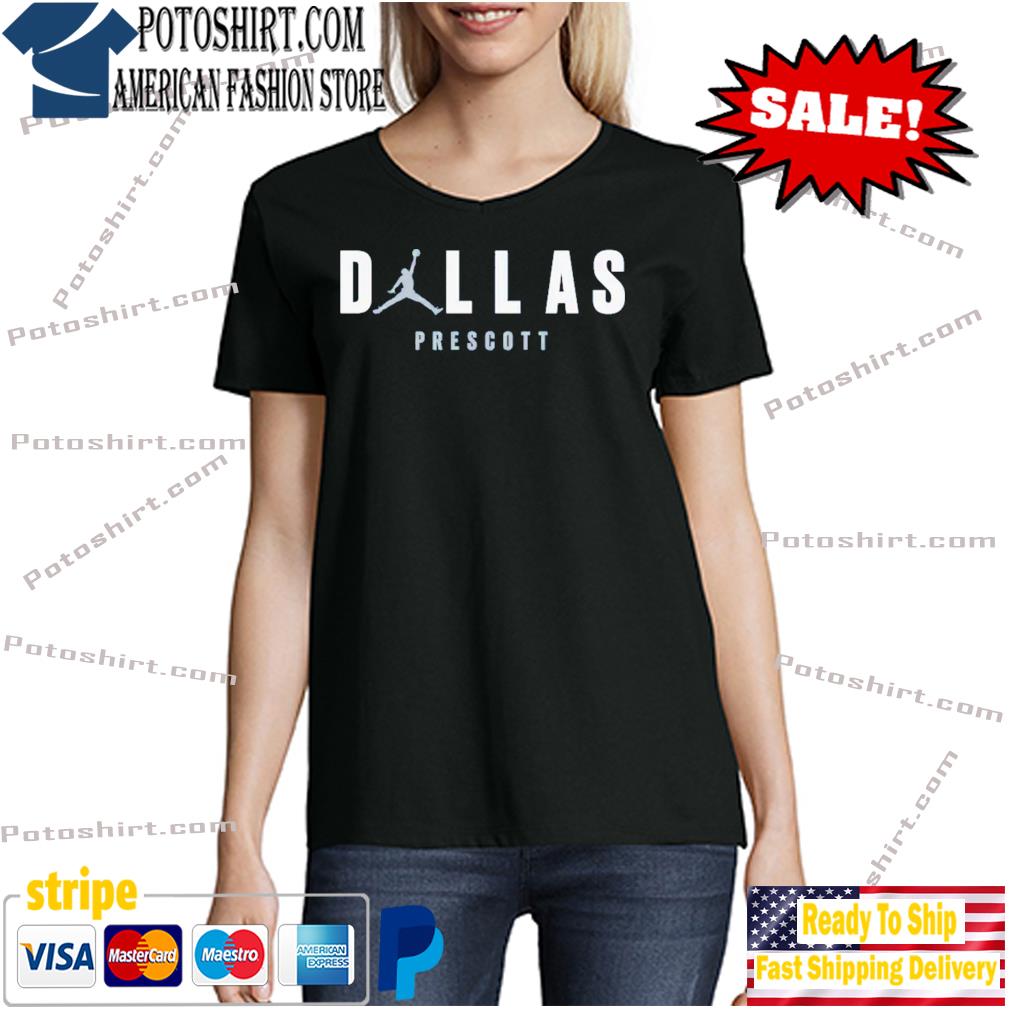 Dak Prescott Dallas Cowboys Jordan Brand Graphic T-Shirt - Black