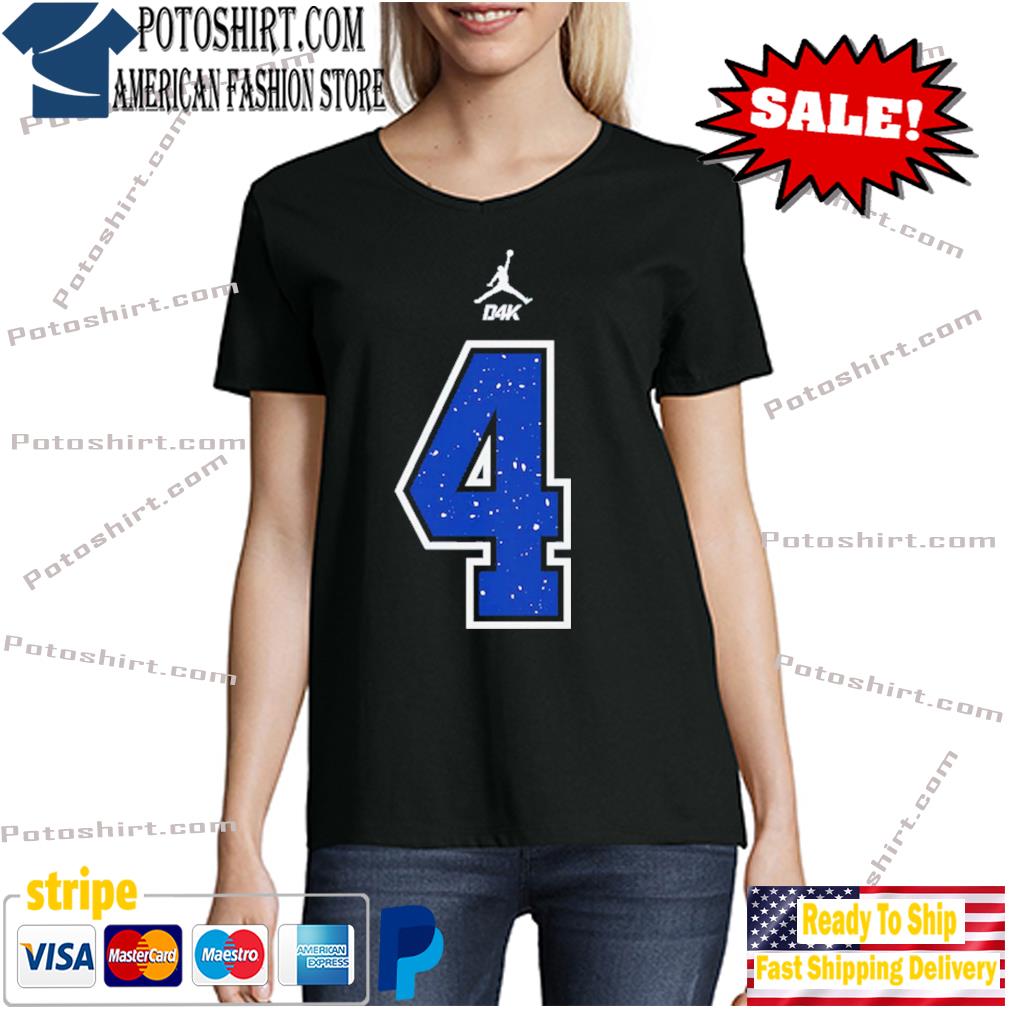 Dallas Cowboys Fashion Name & Number Hoodie - Dak Prescott