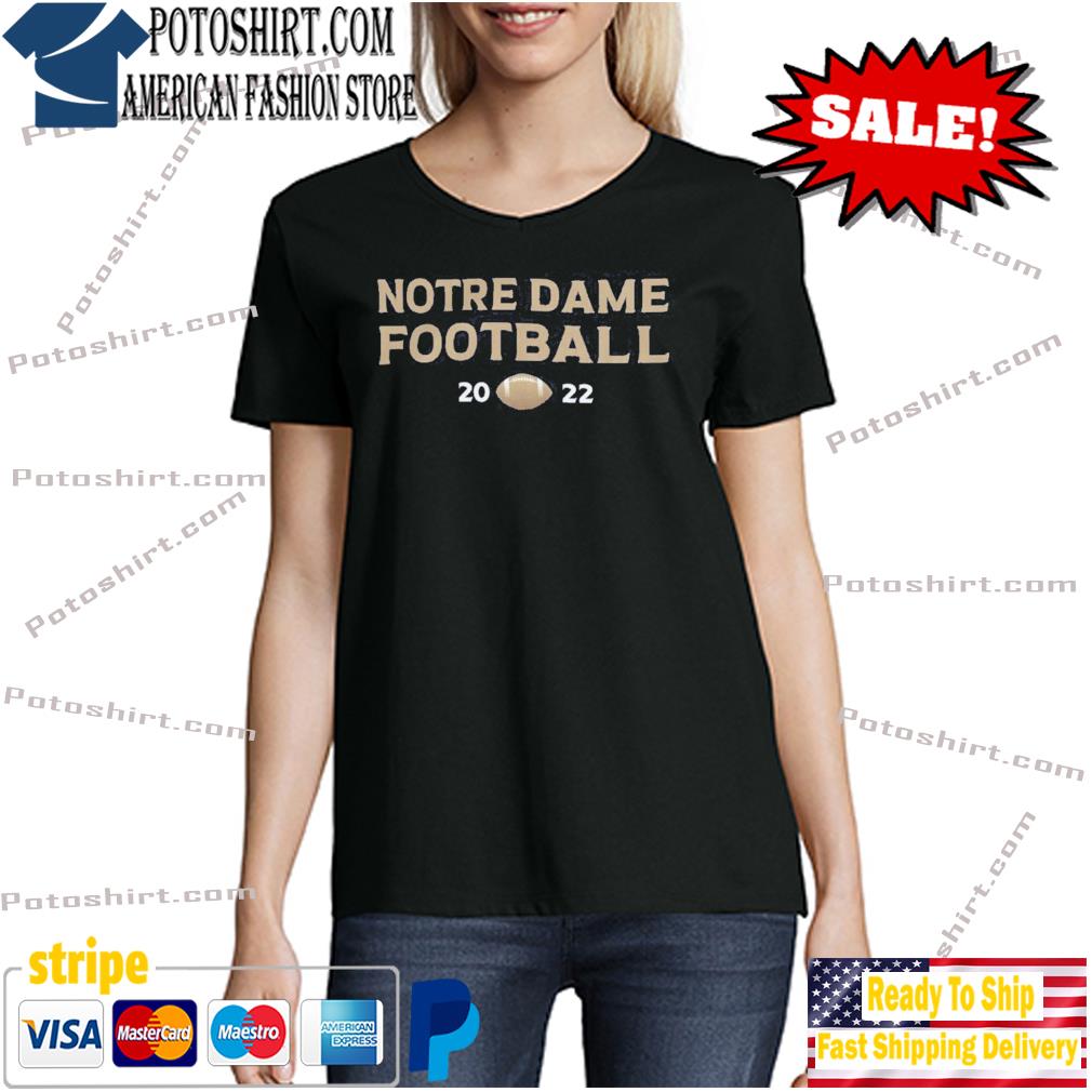 Rah Rah For Notre Dame Fighting Irish T-Shirt woman den