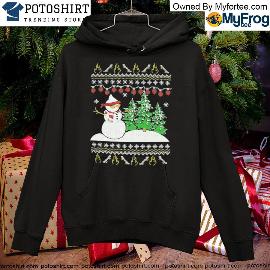 Sapnap holiday faux knitted ugly Christmas s hoodie