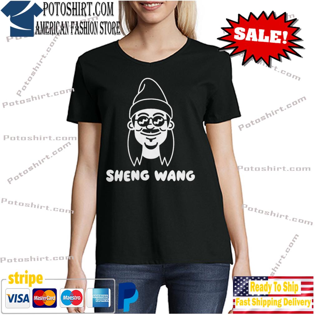 Sheng Wang Black Shirt woman den