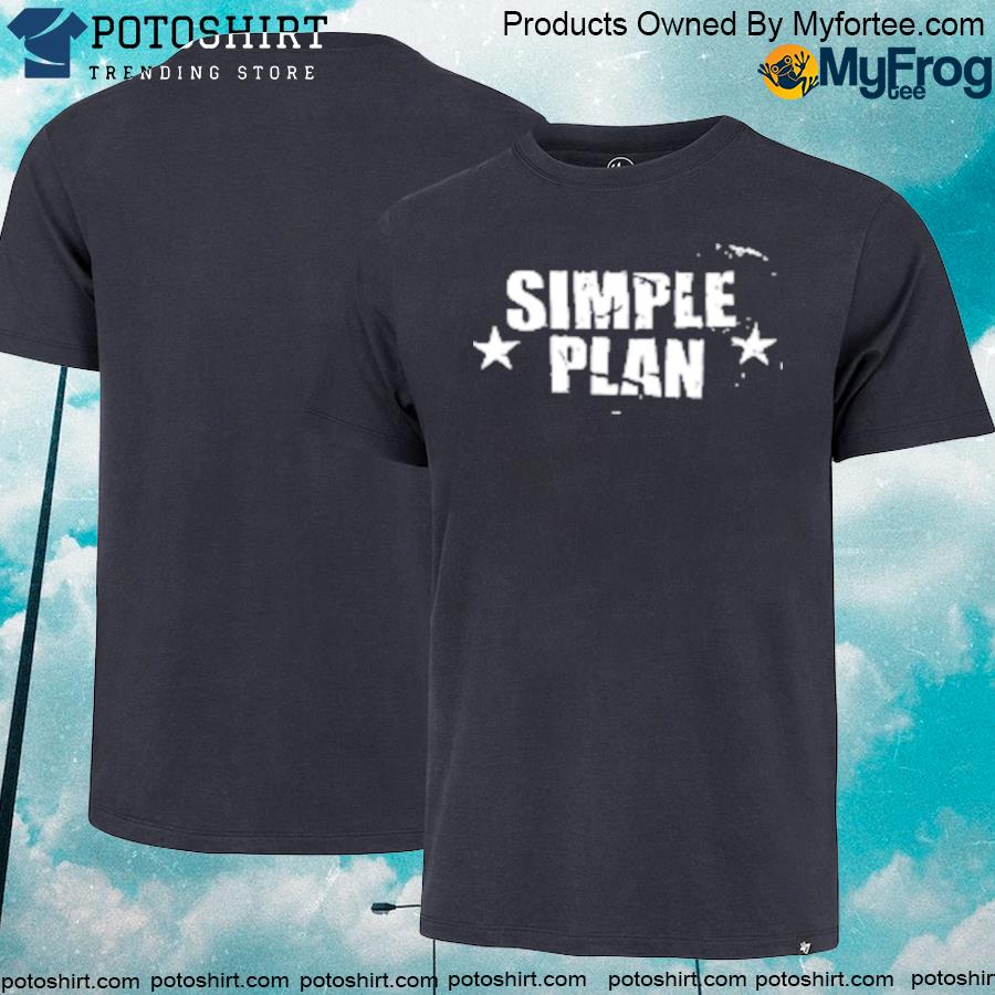 Simple plan star logo shirt