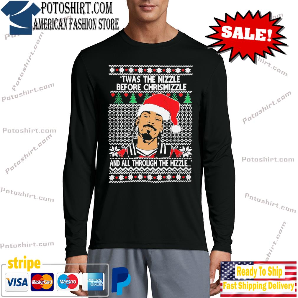 Snoop Dogg Ugly Christmas Sweater Shirt longsleeve