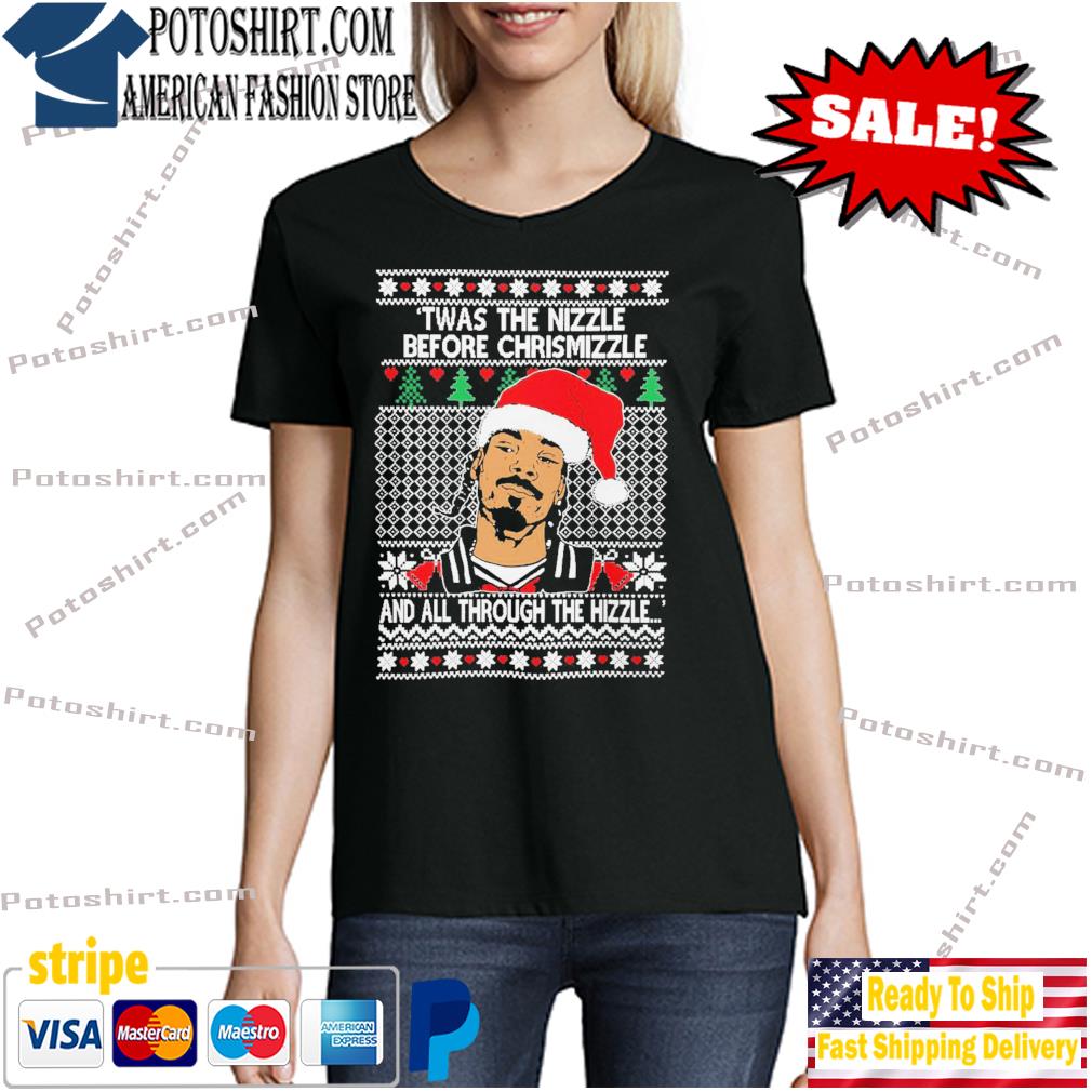 Snoop Dogg Ugly Christmas Sweater Shirt woman den