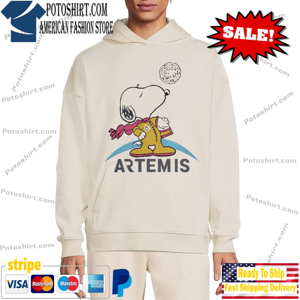 Snoopy Artemis Nasa T-Shirt hôdie trang