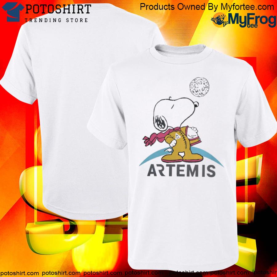 Snoopy Artemis Nasa T-Shirt