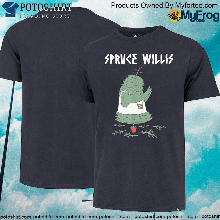 Spruce willis apparel merry Christmas tree spy shirt