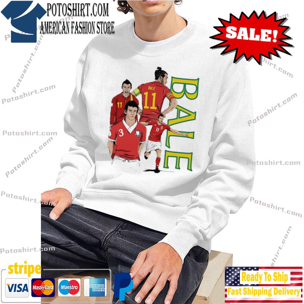 Wales Gareth Bale-Unisex T-Shirt sweart trang
