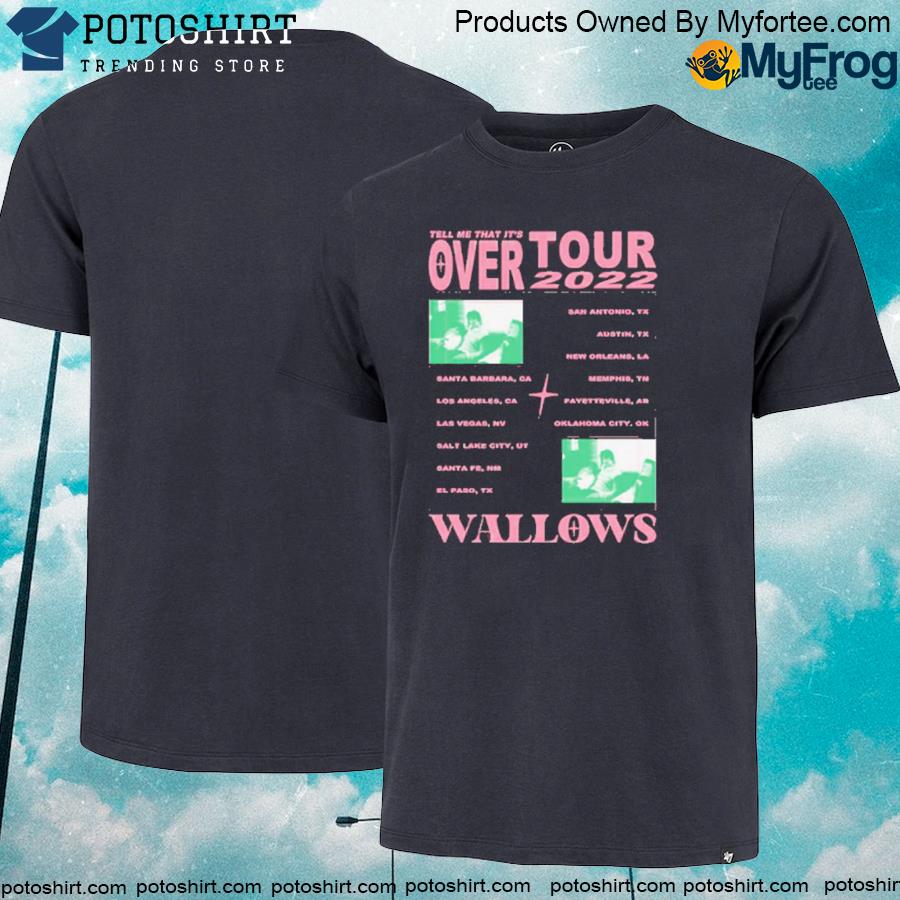 Wallowsmusic bee collage tour shirt