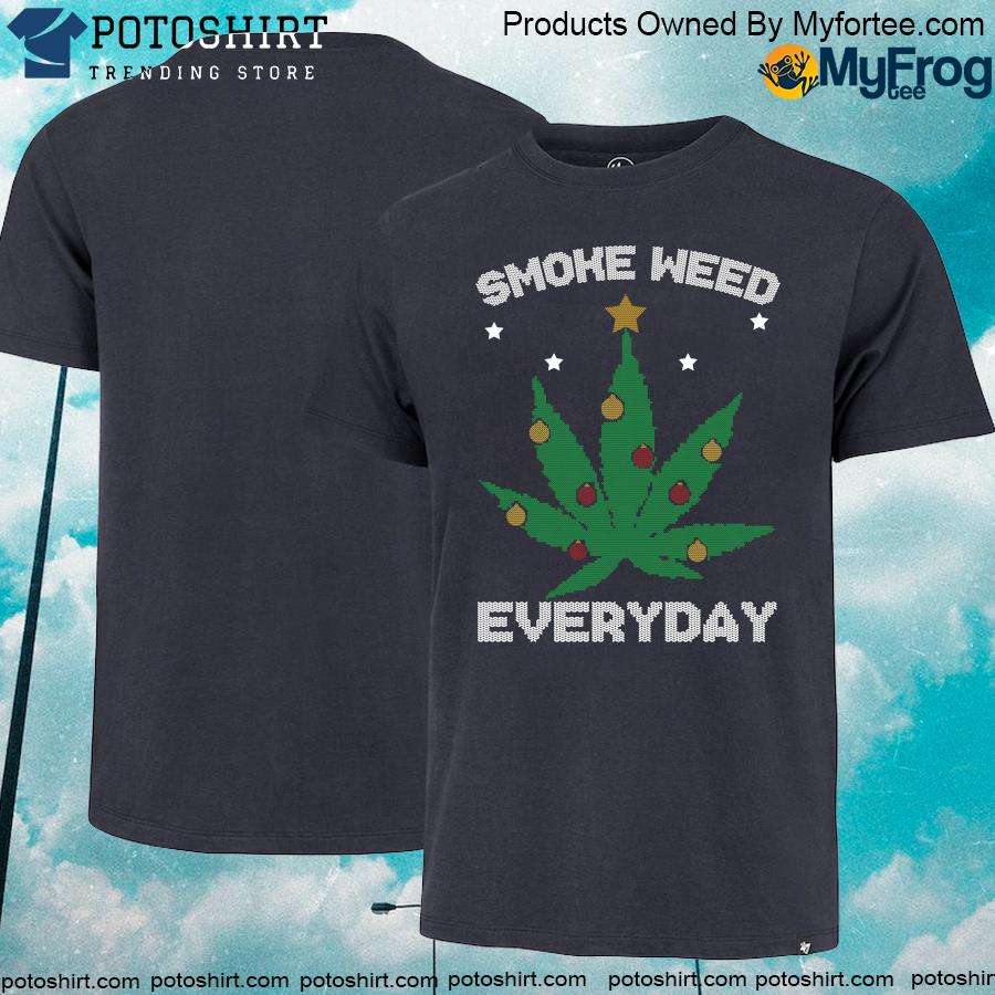 Willie Nelson Christmas smoke weed everyday sweater
