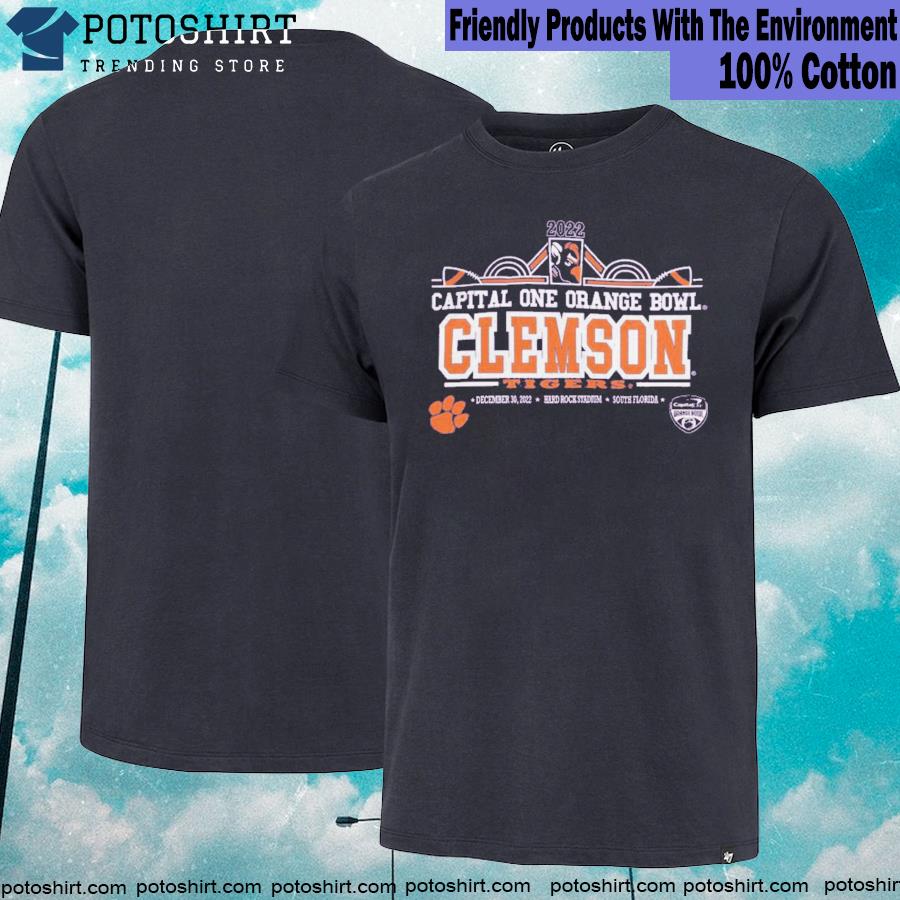 2022 Clemson Tiger Capital One Orange Bowl T-Shirt